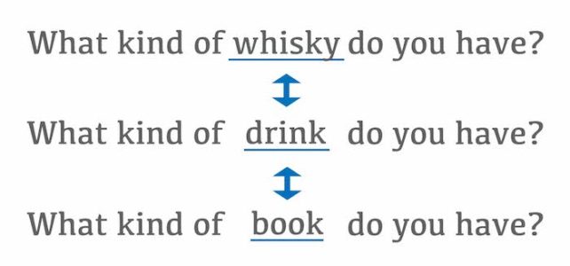 What kind of whisky do you have? の例文
