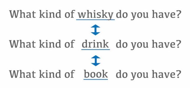 What kind of whisky do you have? の例文